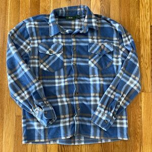 Stillwater supply Co. Blue Plaid Button-Up Shirt